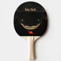 Big Dark Shark Ping Pong Paddle