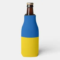Ukraine Flag Blue Yellow Ukrainian Support Bottle Cooler