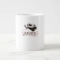 I Caw The Raven Gothic Art Horror Classic Retro Giant Coffee Mug