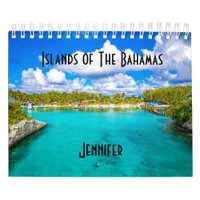 Personalized Islands of The Bahamas Caribbean Calendar