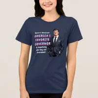 Gavin C Newsom | America's Favorite Governor Tri-Blend Shirt
