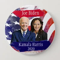 Joe Biden and Kamala Harris 2020 US Election Button