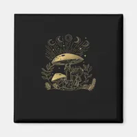 Cottagecore Mushrooms Fungi Goblincore Aesthetic Magnet