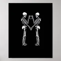 Skeleton Heart Hands Sign Halloween Costume Classi