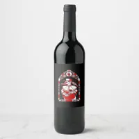 Till Death Do Us Part Plague Doctor Classic Love M Wine Label