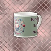 Mystical Boho Magic Maroon | Espresso Cup