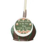 A Little Cutie is On The Way -Orange Blossom Green Cake Pops