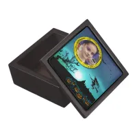 Halloween Witch, Jack o' Lanterns, Photo Frame Gift Box