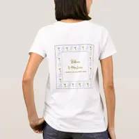 Bikinis & Martinis Personalized Bachelorette Party T-Shirt