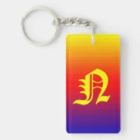 Spectrum of Horizontal Colors -1 Keychain