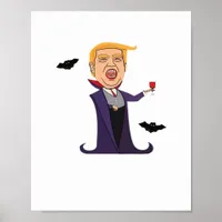 Halloween Dracula  Funny Poster