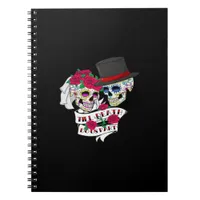 Till Death Do Us Part Skull Notebook