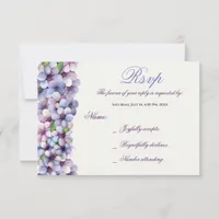 Romantic and Poetic Pastel Lilac Watercolor RSVP C