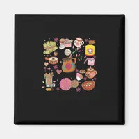 Tis The Season Mexican Christmas Tree Tamales Pan  Magnet