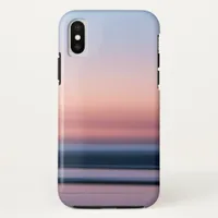 Twilight Blue Pink and Orange Ocean Sunset iPhone X Case