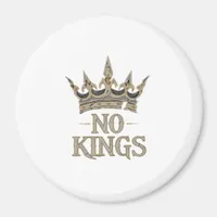 No Kings In America Vintage Graphic Magnet