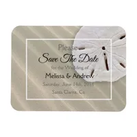 Sand Dollar Wedding Save the Date Magnet