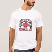 Af Skeleton Hands Valentines Day Classic Look T-Shirt