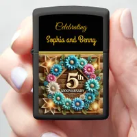 5th Anniversary Of Love and Memories Zippo Lighter