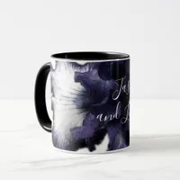 Dark Purple Minimalist Radiant Diaphanous  Modern Mug