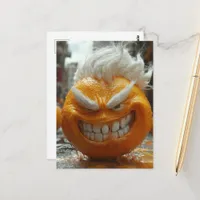 The Angry Scary Orange Postcard
