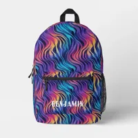 Groovy Multicolor Boho style   Printed Backpack