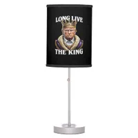 No Kings Vintage Long The King  Table Lamp
