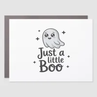 Just Little Boo Funny Design Car Magnet