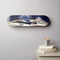 Vintage Madam Malaria Mosquito Skateboard