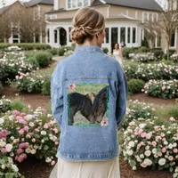 Two Wild Mustangs  Showing Affection Denim Jacket 