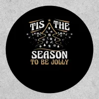 Christmas Tis The Season Cute Jolly Patch