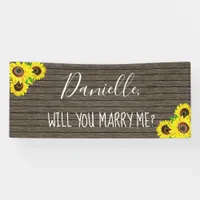 Will you Marry Me Romantic Proposal Sign