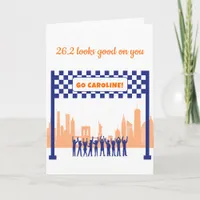 Personalized 26.2 New York City Marathon Congrats  Card