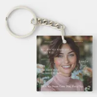 Most Beautiful Woman Alive girlfriend wife Keychain