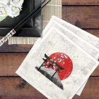 Flag and Symbols of Japan ID153 Napkins