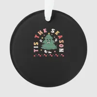 Tis Season Retro Halloween Spooky Season Fall Ornament
