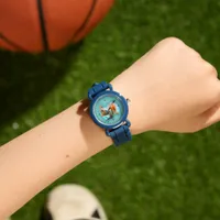 Squirrel in modern style on turquoise kids watch