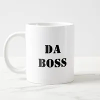 Da Boss Funny Company Manager Novelty Giant Coffee Mug