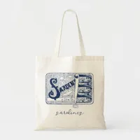 Tinned Fish Sardines Fisherman Aesthetic Tote Bag