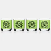 Funny Have a Crappie Day Fishing Whiskey Glass