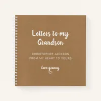 Kraft Letters to My Grandson Keepsake Journal