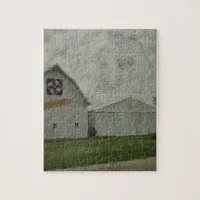 Corn Barn Crackle Jigsaw Puzzle