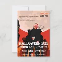 Zombie Cocktail & Costume Party Invite