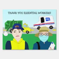 Thank you Essential Workers Sign
