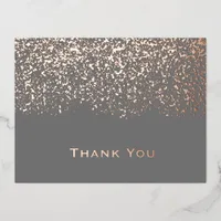 Foil Wedding Thank You  Foil Holiday Postcard