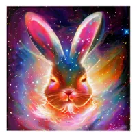 Cosmic Rabbit Acrylic Print