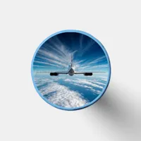 Beyond the Horizon: Concorde from Behind Golf Tees