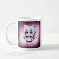 Pretty Little Latte Coffee Pun Anime Girl Coffee Mug