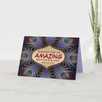 Amazing Mothers Day Feathers Art Card