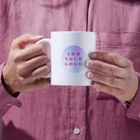 Brand color business logo coffee mug